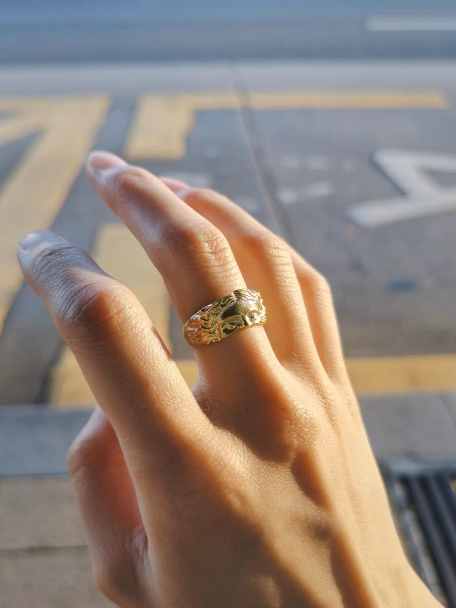 Venus Brass Statue Ring