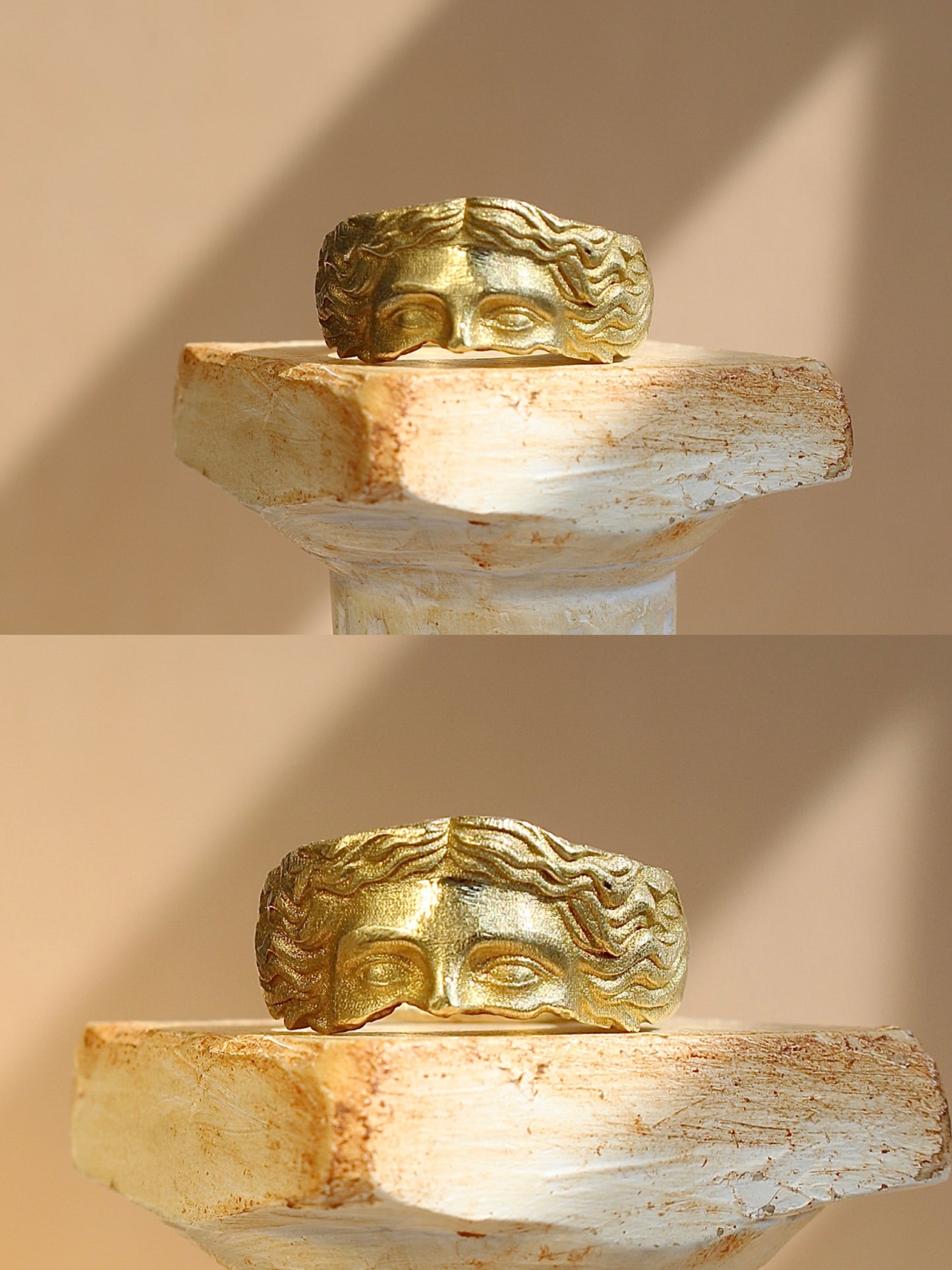 Venus Brass Statue Ring