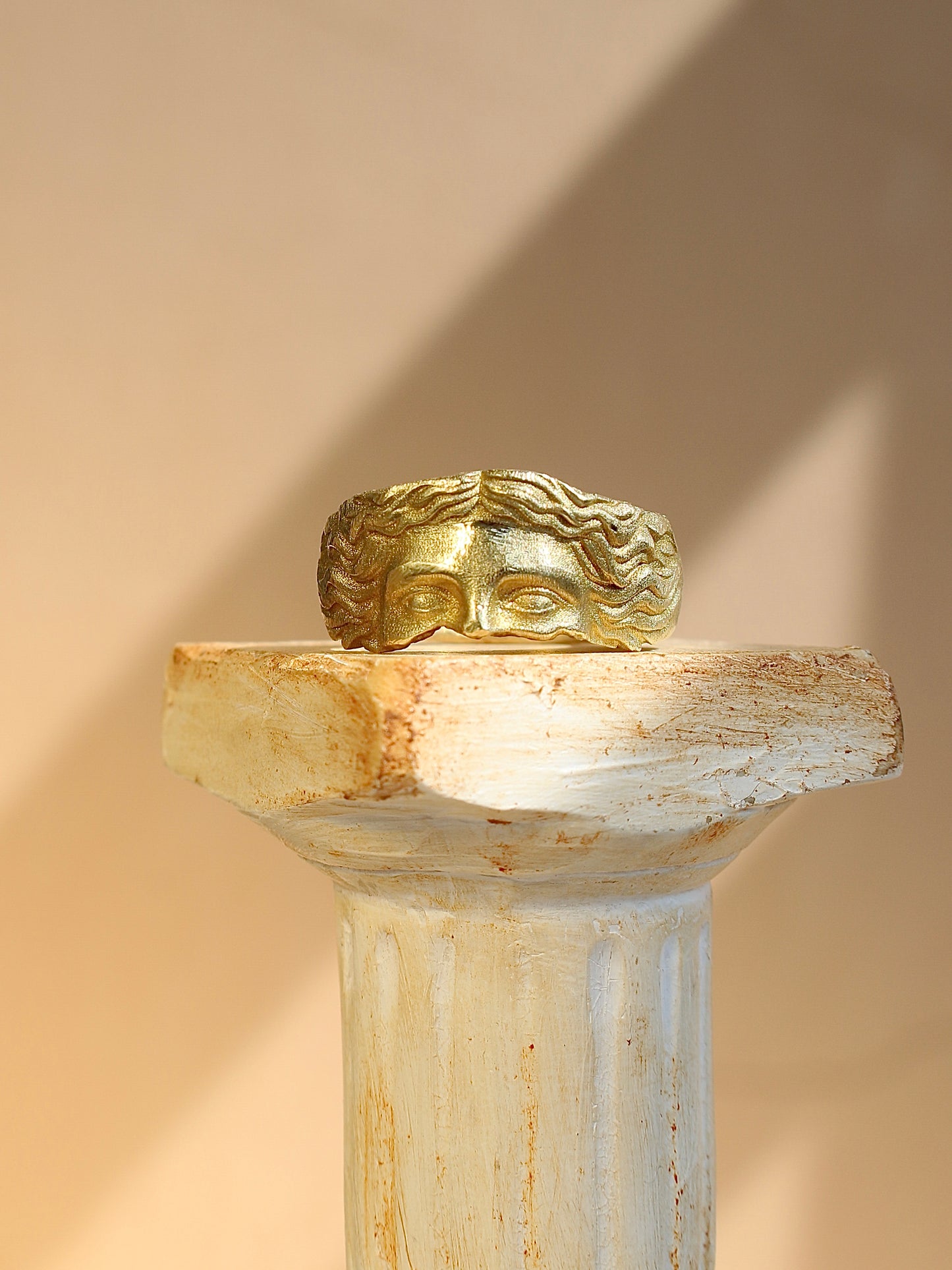 Venus Brass Statue Ring