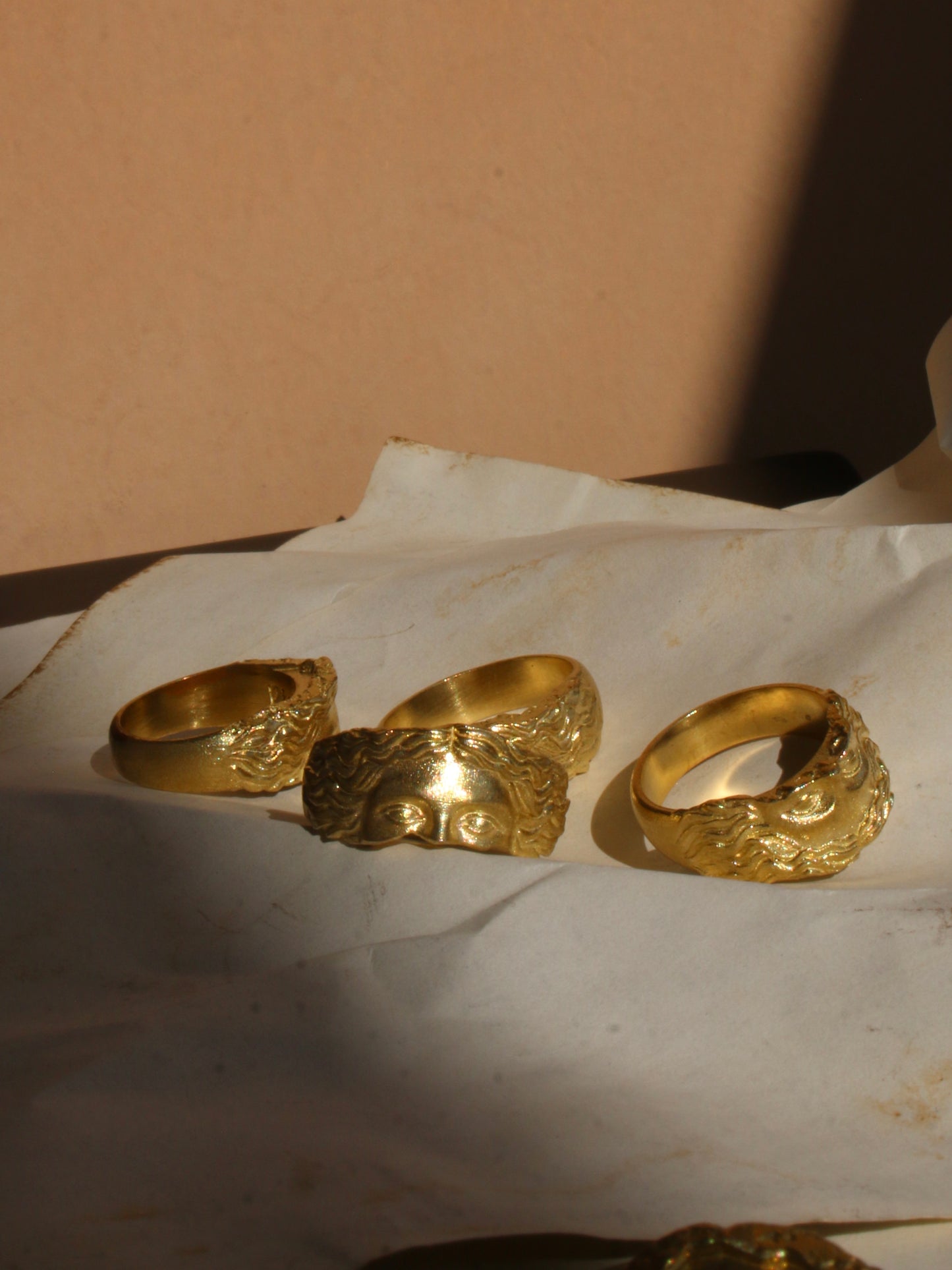 Venus Brass Statue Ring
