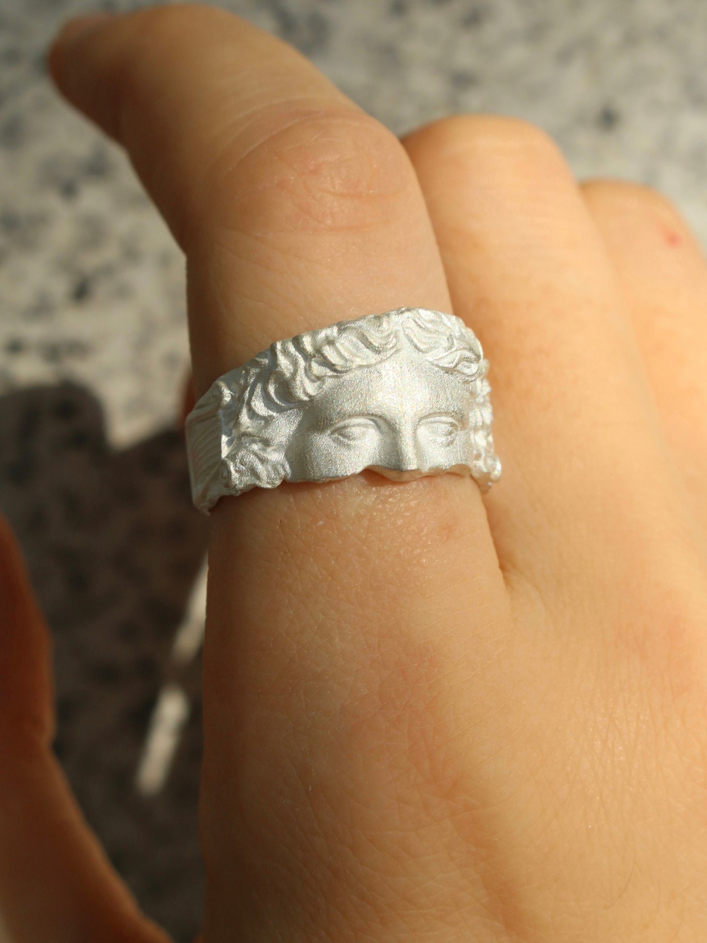 Apollo Statue Ring