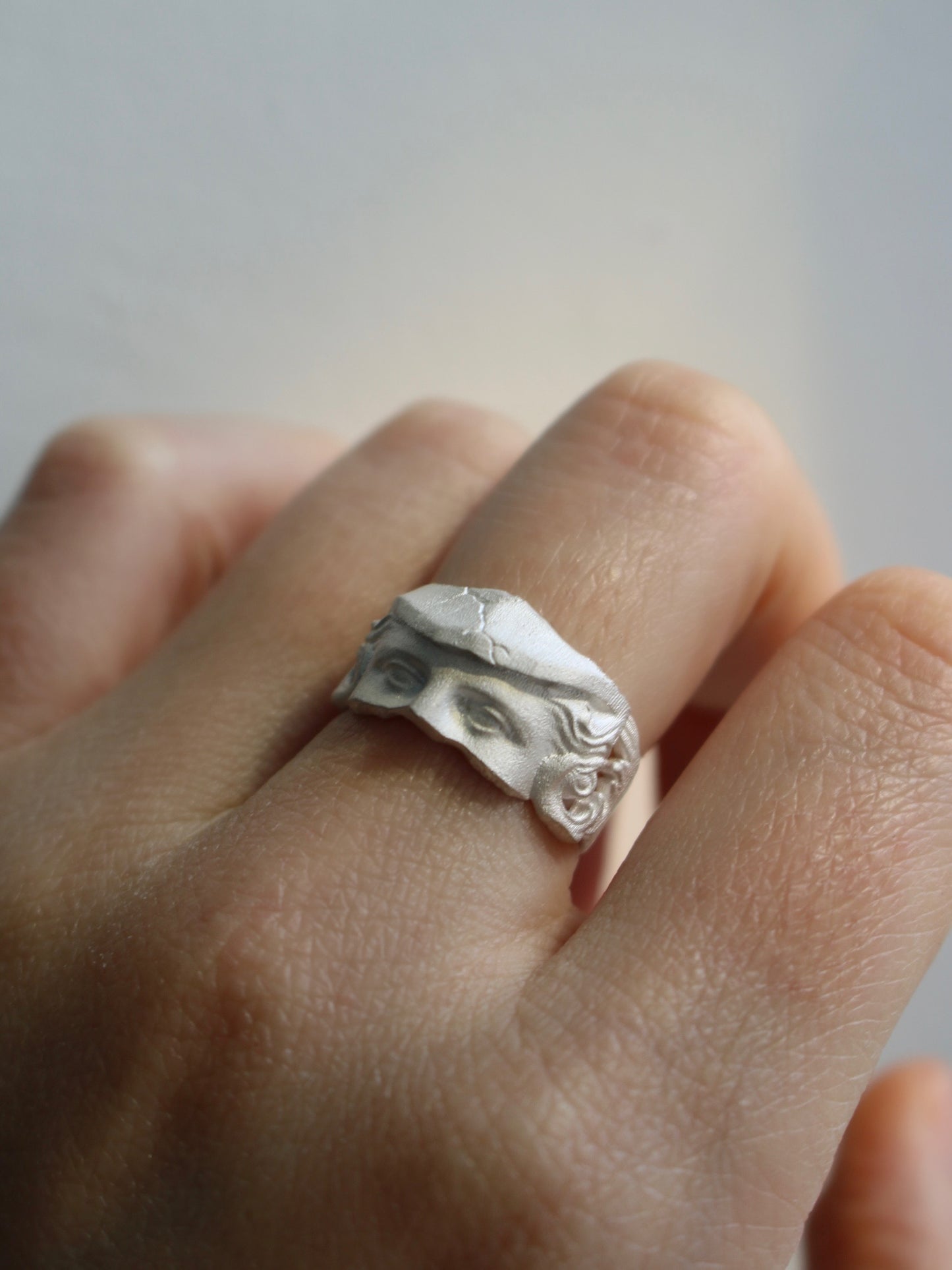 Athena Statue Ring